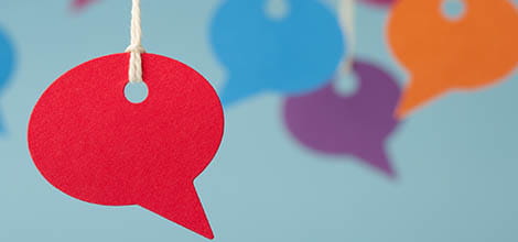 communication speech bubbles